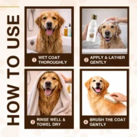 dog shampoo how to use steps apply rinse dry routine