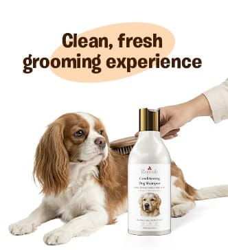 Dog shampoo for softer smoother coat