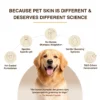 dog shampoo designed for pet skin biology and gentle care