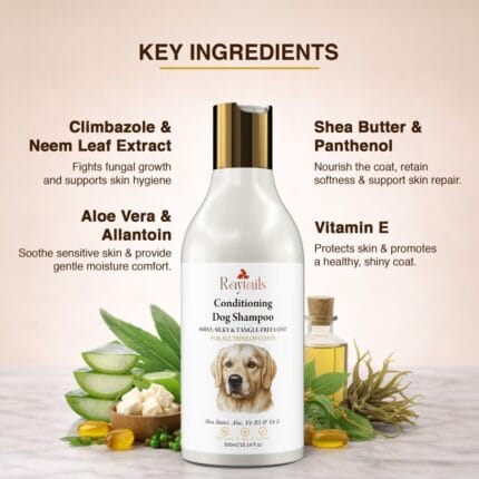 Natural Ingredients in Dog Shampoo | RayTails Conditioning Formula