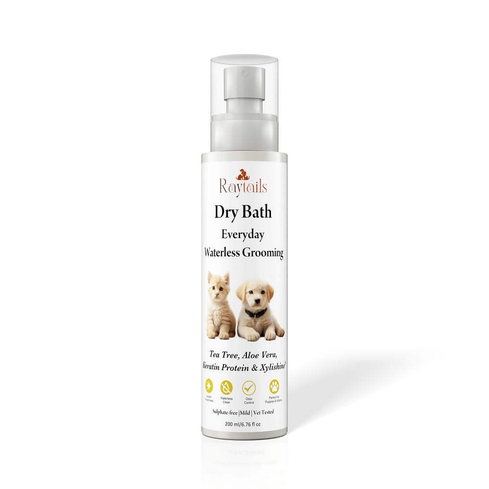 raytails-dry-bath-waterless-pet-shampoo-for-dogs-and-cats-no-rinse-grooming Waterless Pet Shampoo for Dogs & Cats | RayTails Dry Bath