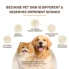 dry bath designed for pet skin biology and gentle cleaning