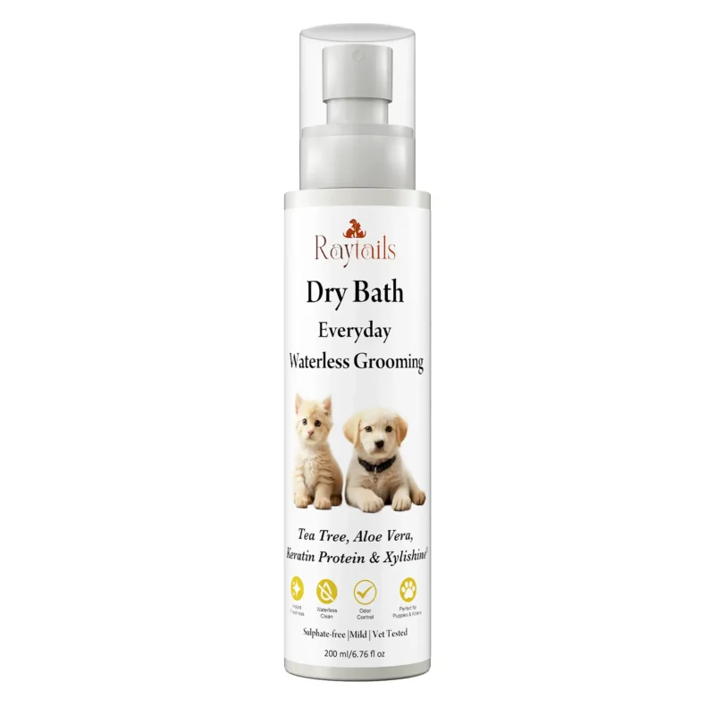 dry bath spray for dogs waterless shampoo quick cleaning and pet hygiene
