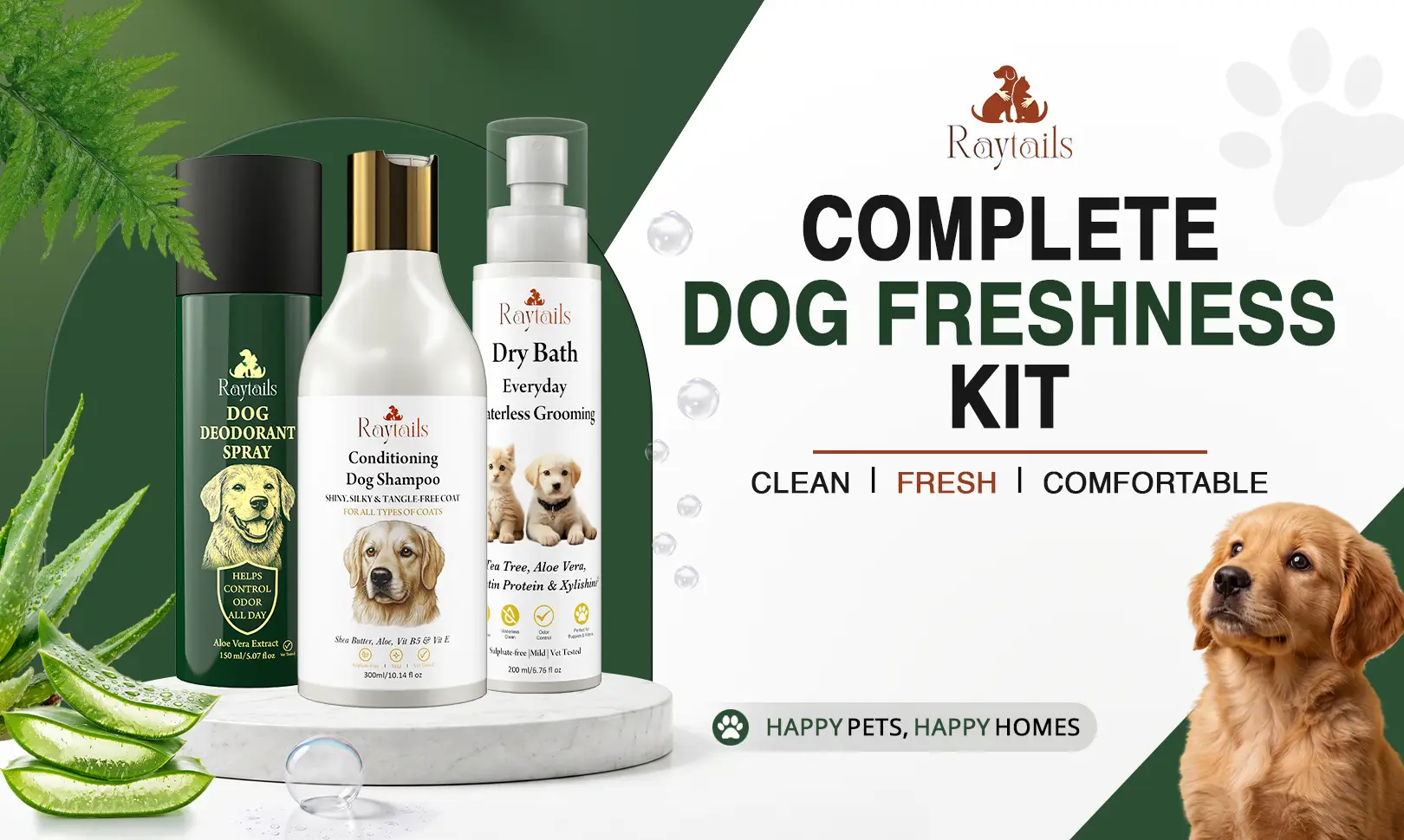 RayTails Complete Dog Grooming Kit