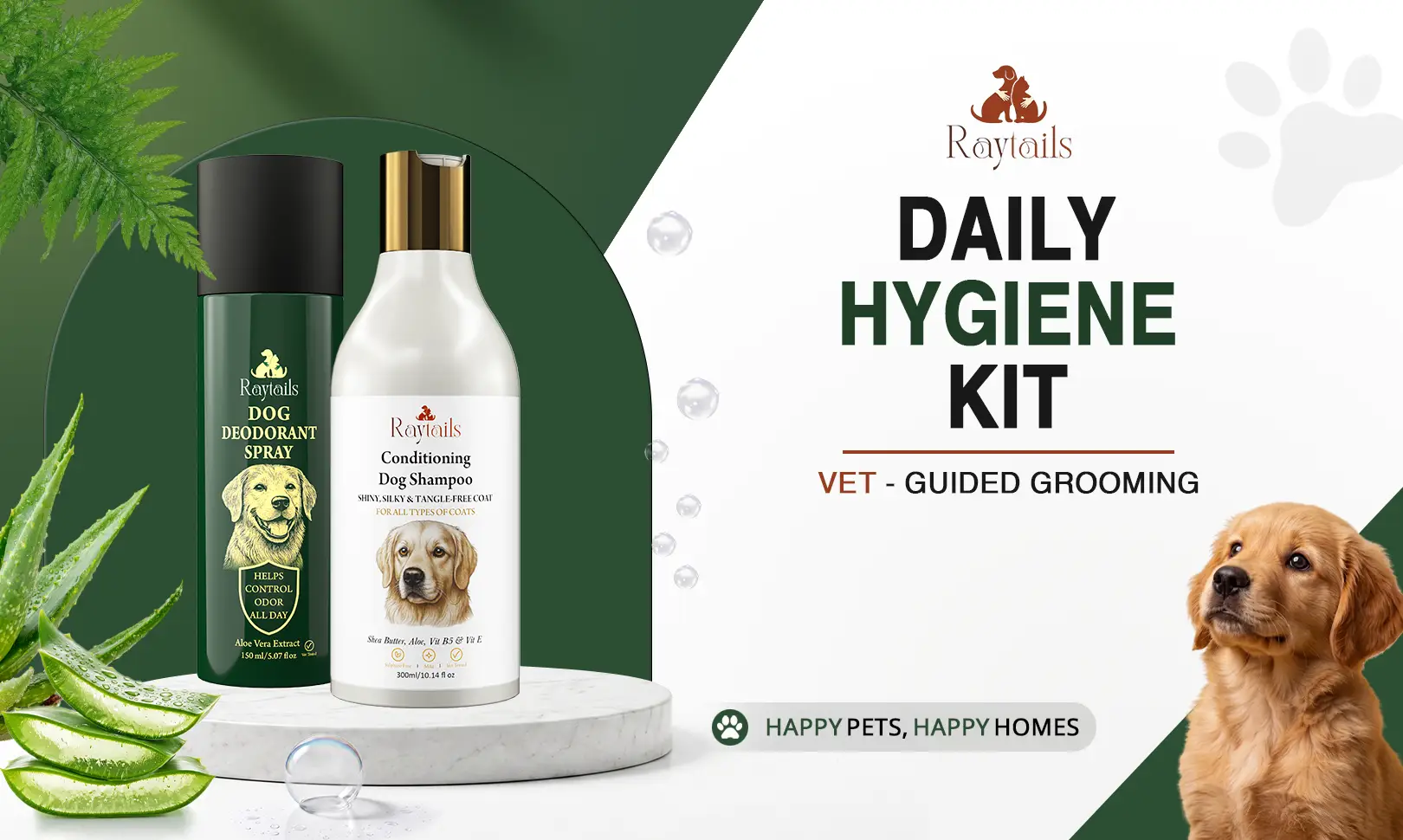 RayTails Daily Dog Hygiene Kit