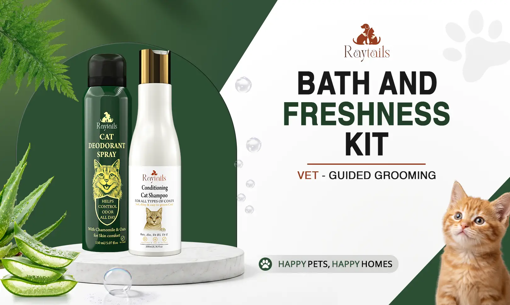 RayTails Dog Bath Freshness Combo